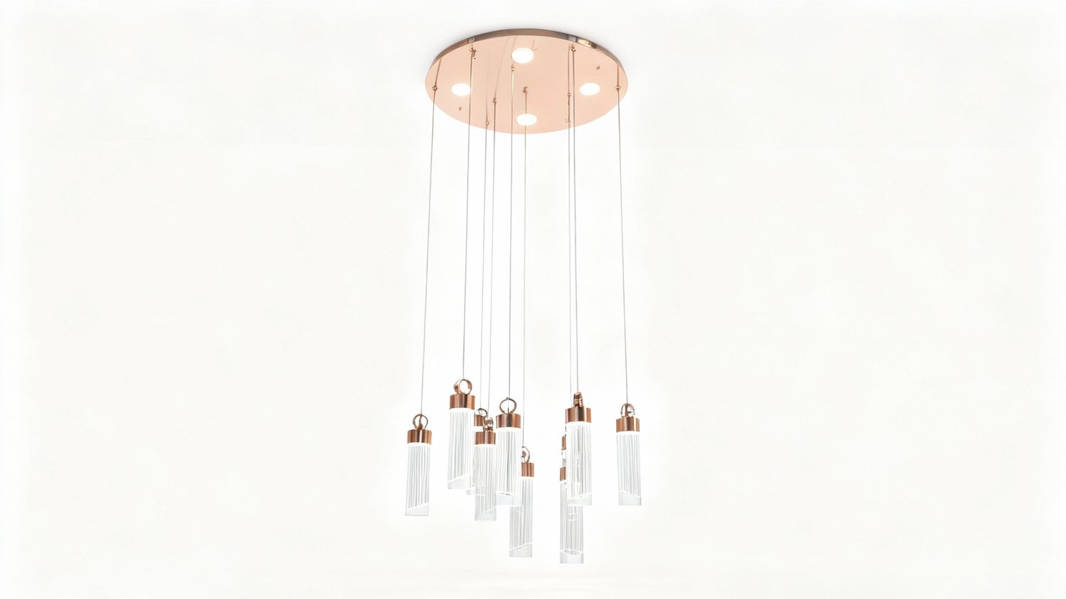 Aurelia Cascade: Multi-Drop Crystal Chandelier