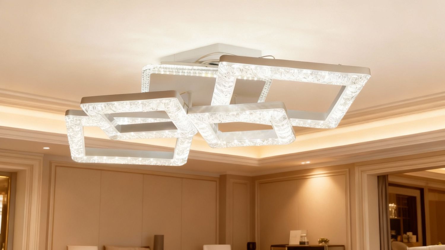 Aurum Grid Flush Mount