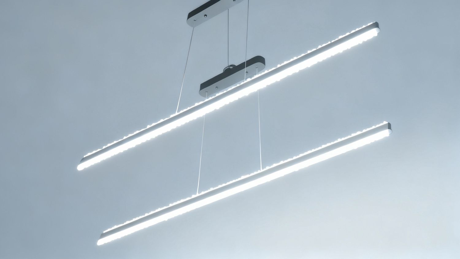 Axis Trio: Multi-Finish Linear Pendant Set