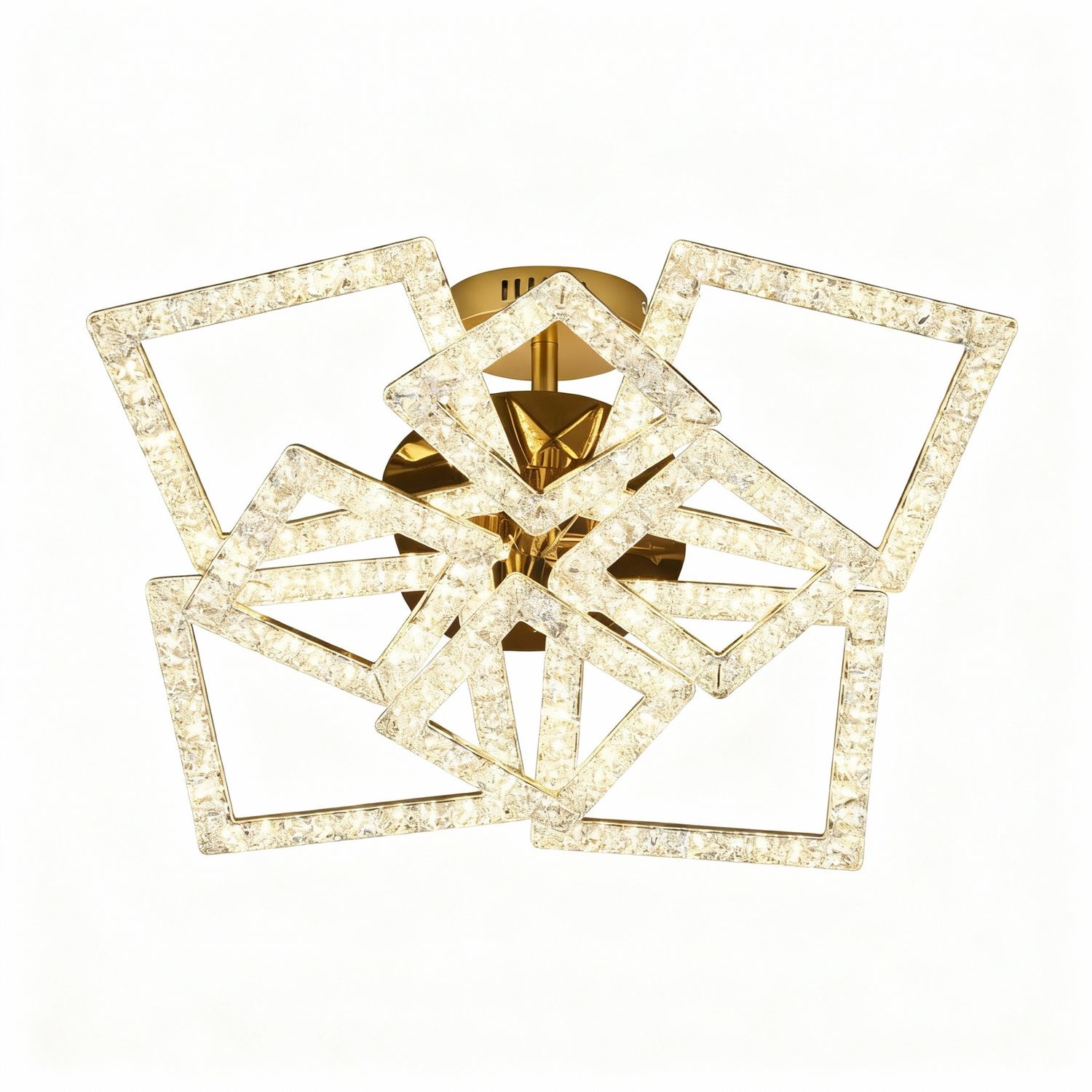 Imperial Geometry: The Crystal Lattice Chandelier