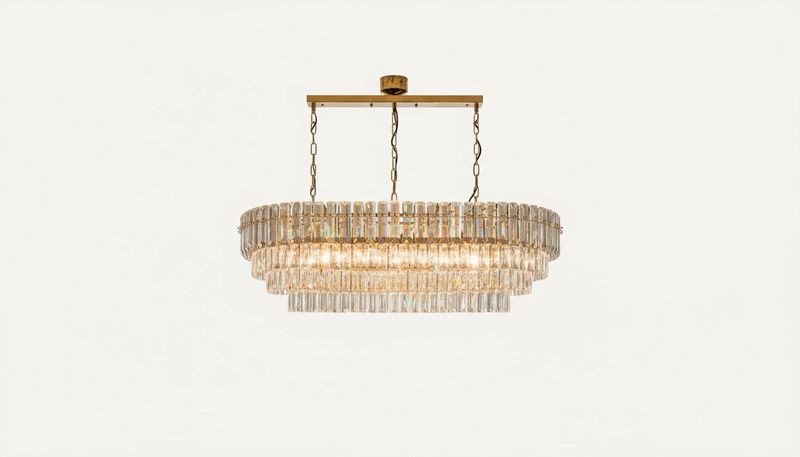 Aurelia Regent Blade &amp; Prism Crystal Chandelier