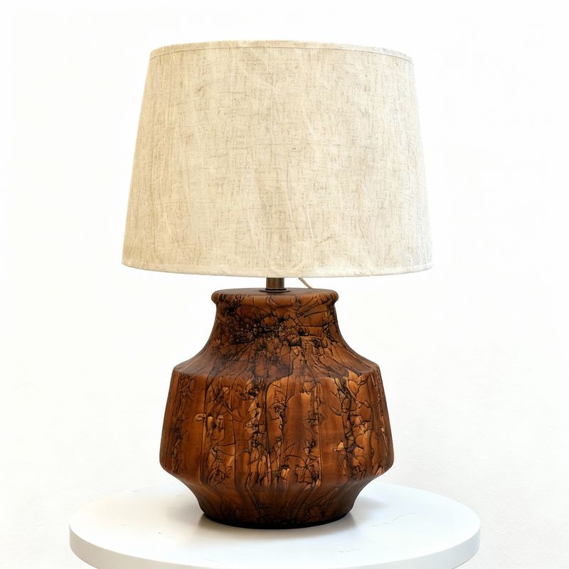 Terra Form: The Textured Ceramic Table Lamp
