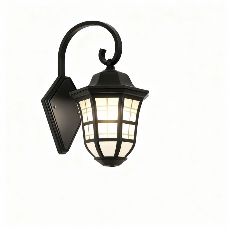 Classic Iron Scroll Wall Lantern