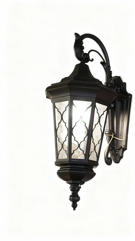 Aurelia Manor Bronze Lattice Wall Lantern