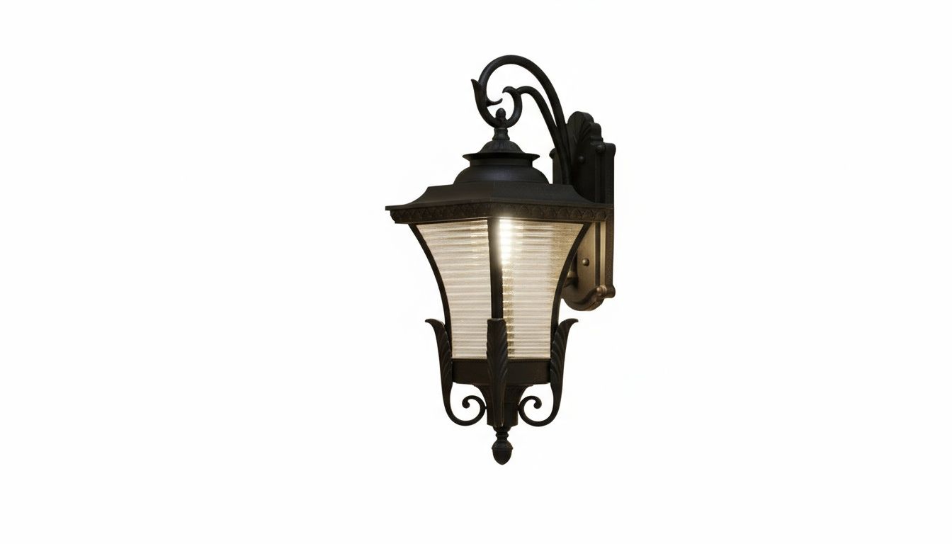 Timeless Elegance Wall Lantern – Amber Glow Edition