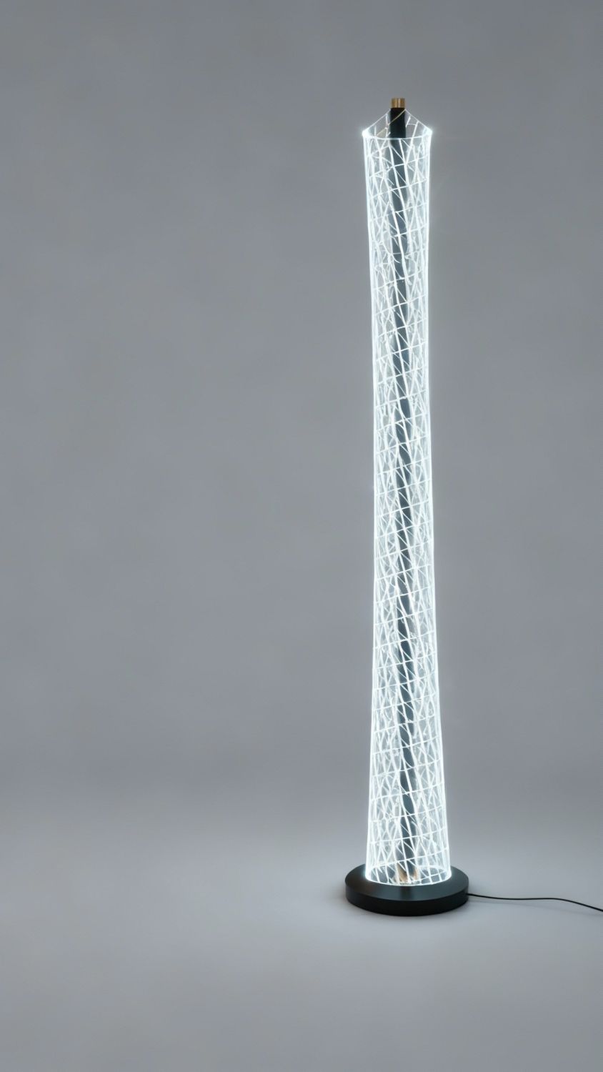Lumen Column: The Crystal Tower Floor Lamp