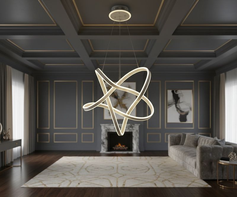 Infinity Loop Chandelier