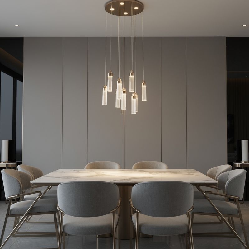 Aurelia Cascade: Multi-Drop Crystal Chandelier