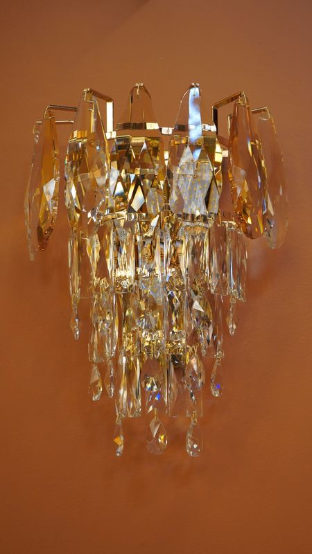 Imperial Halo Crystal Wall Chandelier