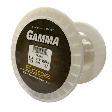 GAMMA Edge Fluorocarbon Fishing Line Bulk Spool Clear 16lb