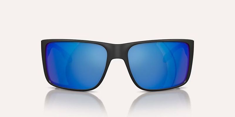 Native Badlands Unisex Black Frame Blue Lens Polarized Sunglasses
