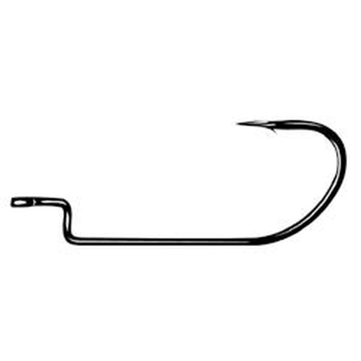 Owner Offset Shank Wide Gap Hook - Black Chrome 3/0