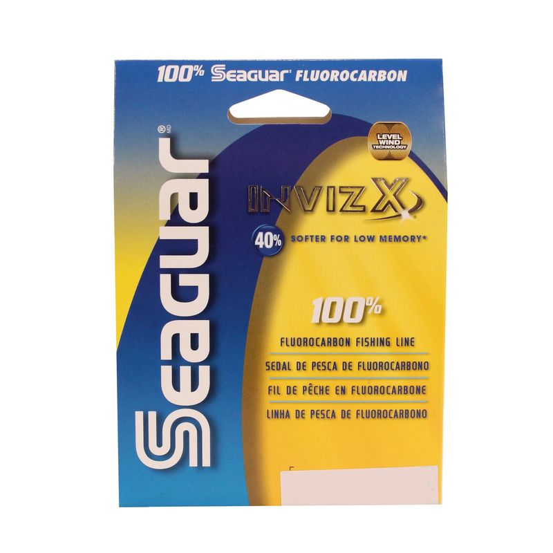 Seaguar InvizX Fluorocarbon Fishing Line, Clear-645879005031