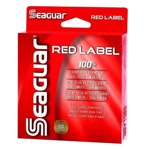 Seaguar Red Label 100% Fluorocarbon Fishing Line, 200 Yards