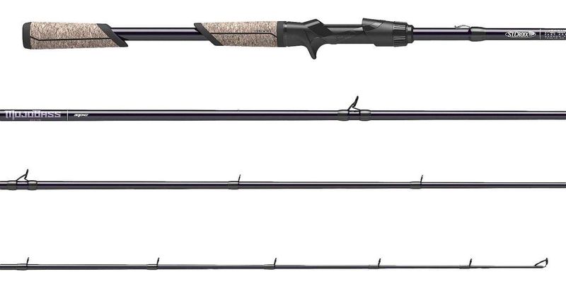 81306295 7 Ft. 3 in. St. Croix Mojo Bass Trigon Casting Rod - Medium Heavy - Fast