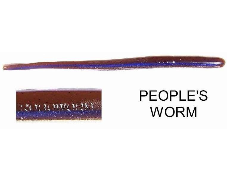 6in STRAIGHT TAIL WORM / 10 PACK