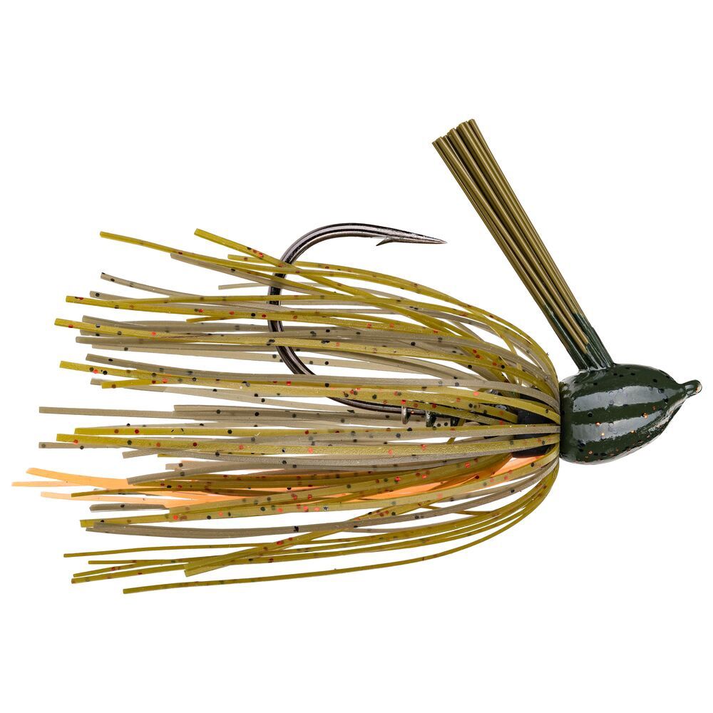 Hack Attack Fluoro Flipping Jig, Color: Bama Craw, Weight: 3/8 oz