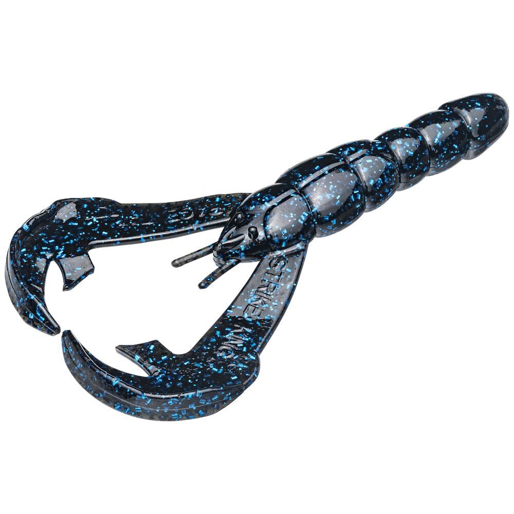 Rage Craw, Color: Black Blue Flake
