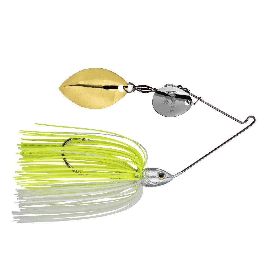 Tour Grade Spinnerbait Colo/Turtleback, Color: Chart/White, Weight: 5/16 oz