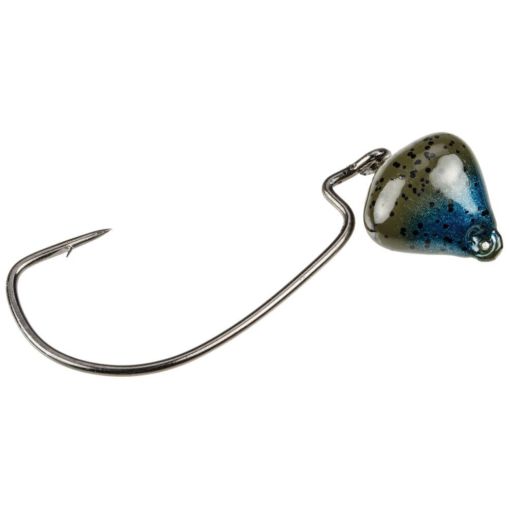 Jointed Structure Head, Color: Blue Craw, Weight: 1/2 oz