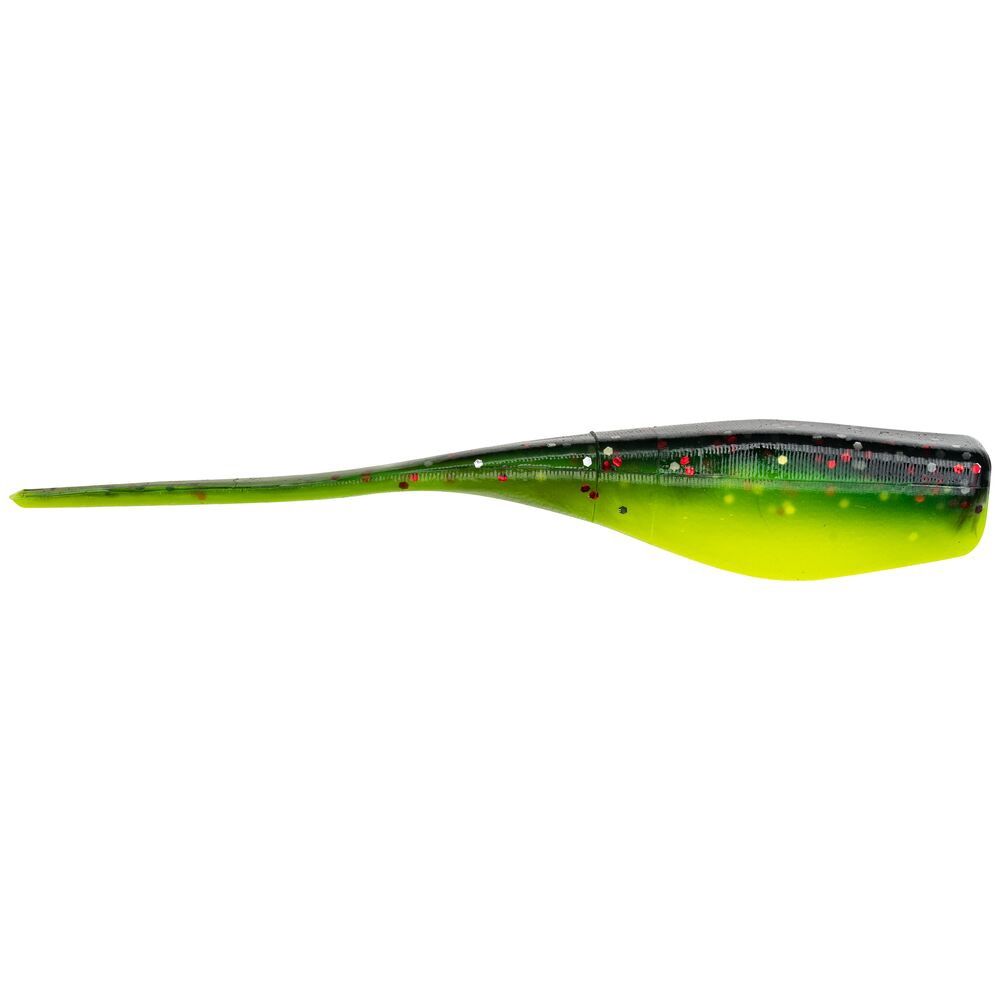 Mr. Crappie® Lightning Shad, Color: Tuxedo Black-Chart