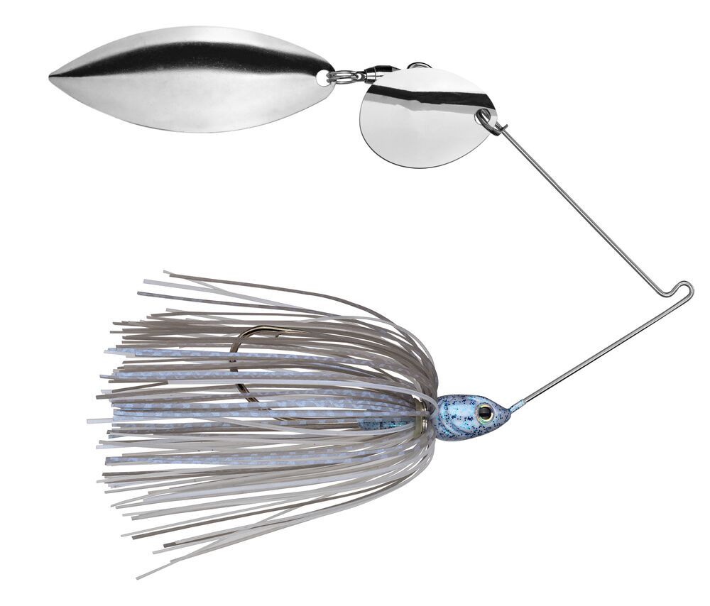 Tour Grade Spinnerbait Colo/Willow, Color: Blue Glimmer, Weight: 3/8 oz