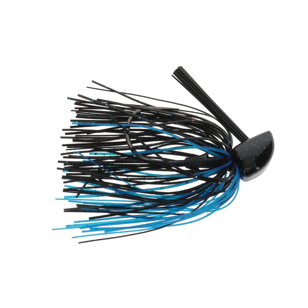 Compact Tungsten Casting Jig, Color: Black/Blue, Weight: 1/2 oz