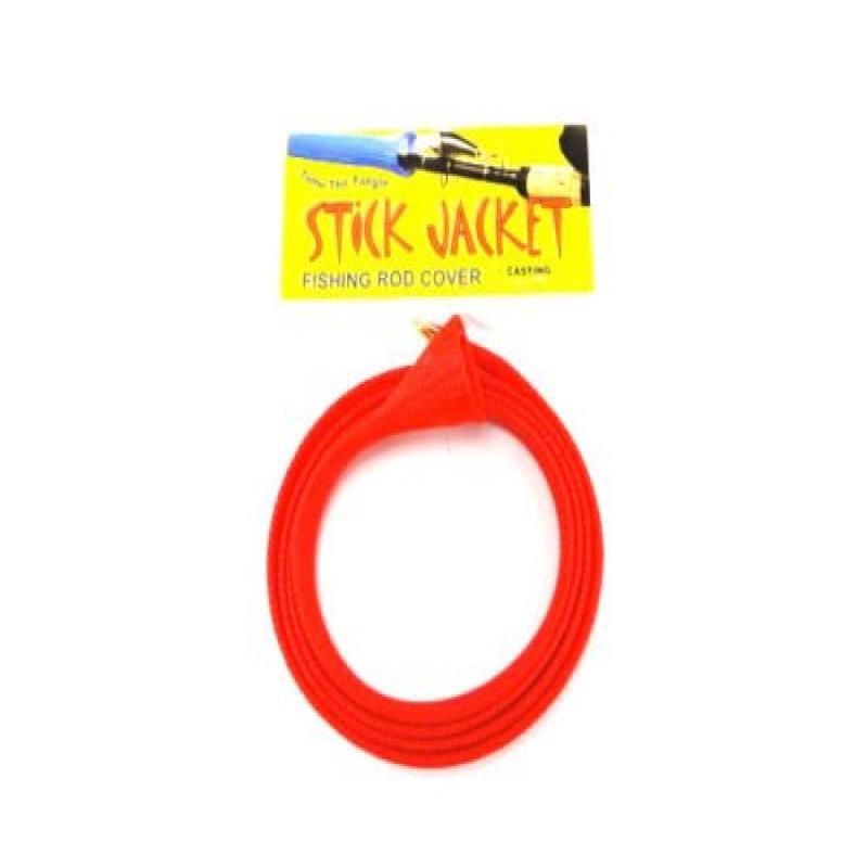 Stick Jacket Spinning Rod Cover, Color: red