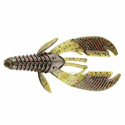 Xcite Baits 3in Raptor Tail Chunk, Color: Green Pumpkin