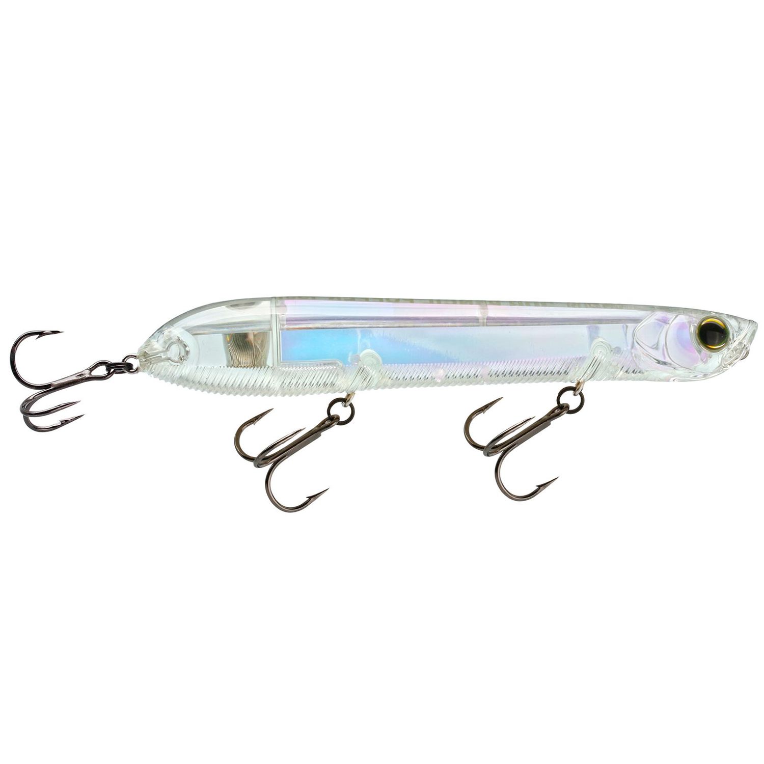 3DB Pencil Popper Topwater Hard Bait, Color: clear