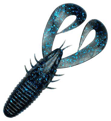Stroker Craw 3.3, Color: black n blue flake