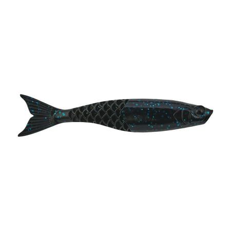PowerBait PowerStinger Soft Swimbaits, Color: black blue fleck, Length: 3.5"