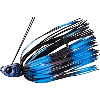 Jackall B Crawl Swimmer, Color: black blue stripe, Weight: 3/8 oz