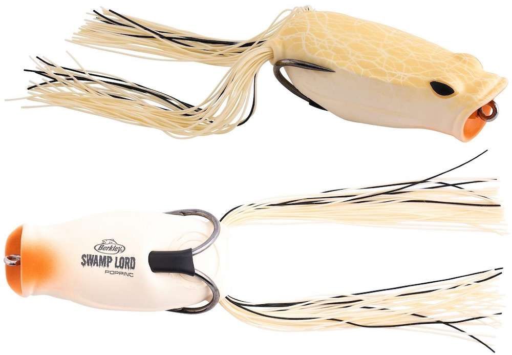 Berkley Swamp Lord Popping Hollow Body Frog - 2.4", Color: bone