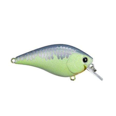 LC Silent 1.5 Squarebill Crankbaits, Color: gun metal shad