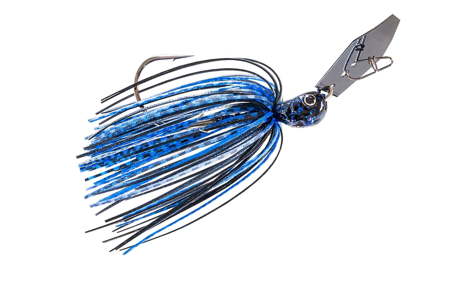 CHATTERBAIT JACKHAMMER, Color: BLACK/BLUE, Weight: 1/2 oz