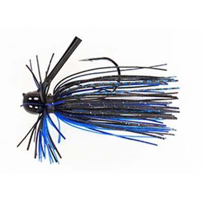 Luke Clausen Finesse Jig 1pk, Color: Black Blue, Weight: 3/8 oz