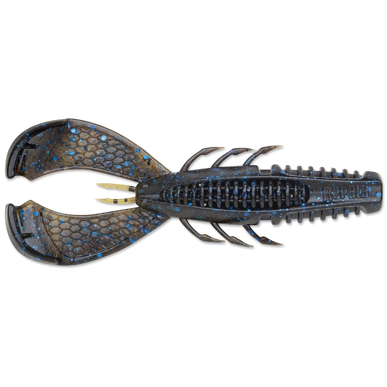 CrushCity Cleanup Craw 3.5in 7pk, Color: black blue green pumpkin