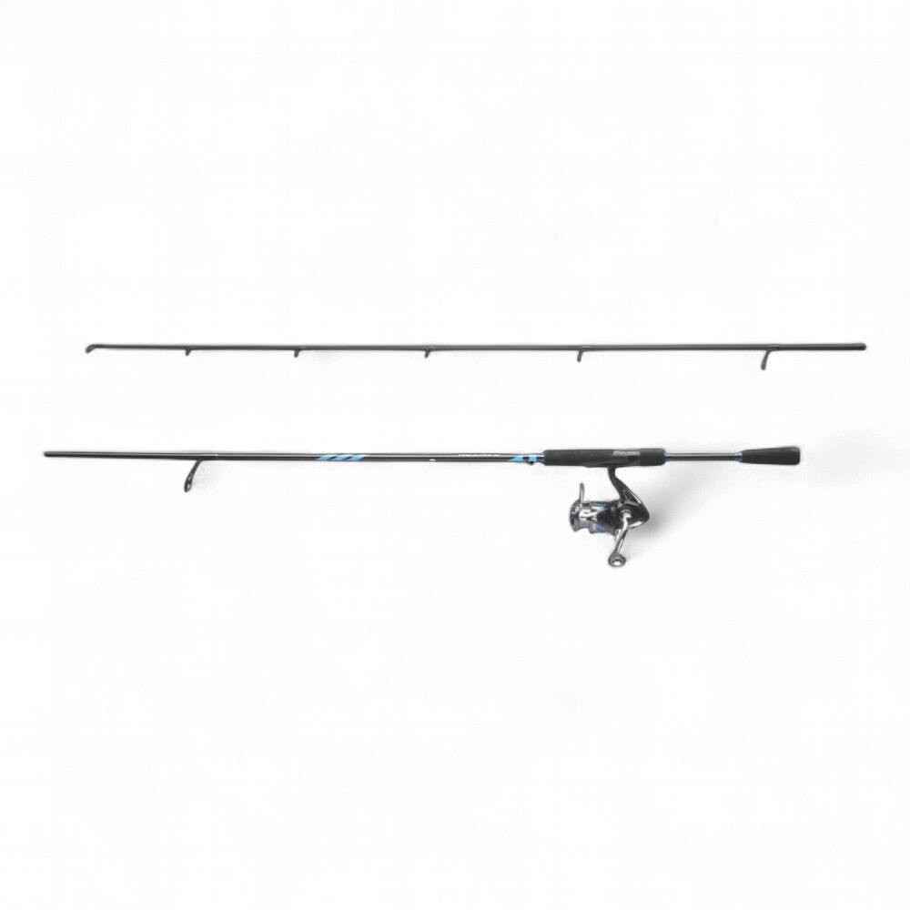 Shimano Nexave Spinning Fishing Reel &amp; Rod Combo, Right Hand/Left Hand, 6-ft 6-in, Medium