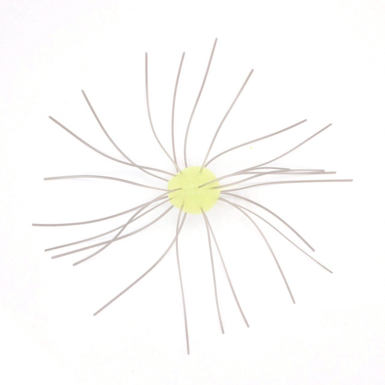 Finesse Cue Bomb 1" 4 baits per pack, Color: Light Chart Smoke