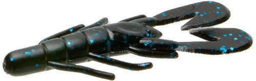 Zoom U-V Speed Craw 3.5in 12pk, Color: Black/Blue