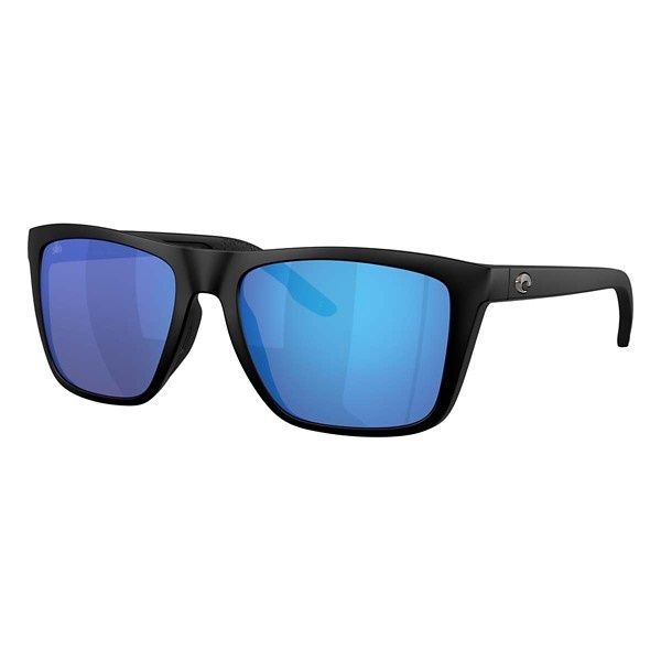 Costa Del Mar Costa Del Mar Mainsail XL Polarized Sunglasses Polarized Sunglasses Matte Black/Blue Mirror 580G