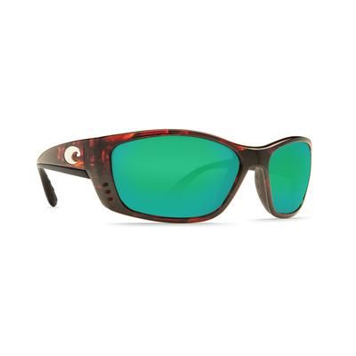 Costa Del Mar Fisch Sunglasses 905415 - 10 Tortoise - Green Mir 580g Men Irregular