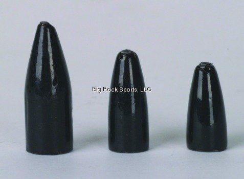 Bullet Weights Bullet Weight Painted Slip Sinker - Black 3/4