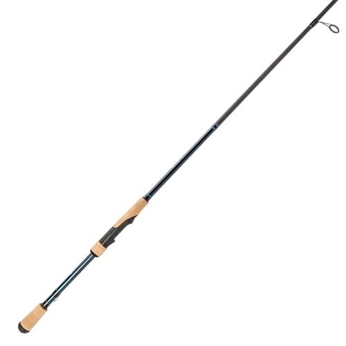 Lew's LFS Spinning Rod, 6ft 9in, 1-PC Rod W/ Medium-Light and Fast, LFS-X3 Blank, Cork Split-Grip, Fuji Concept O Guides, Comfort Plus Reel Seat, Blue