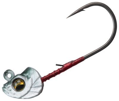 Megabass Okashira Jighead, Color: Real Minnow, Weight: 1/16 oz