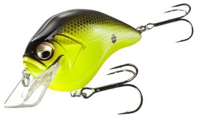 Megabass S-Crank Crankbait 2.5", Color: Black Back Chartreuse