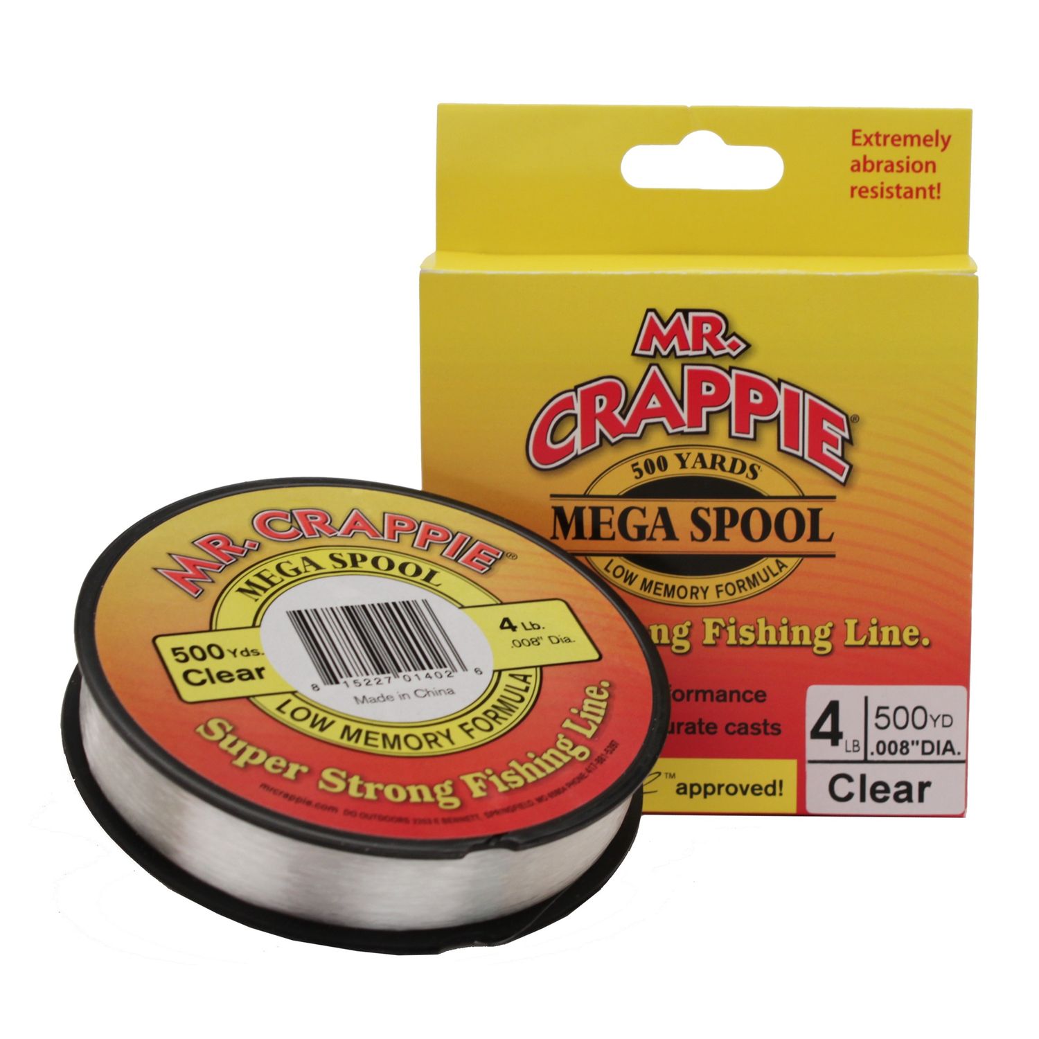 Lew's Mr. Crappie Monofilament Fishing Line, 500-Yards, Weight: 4 lb