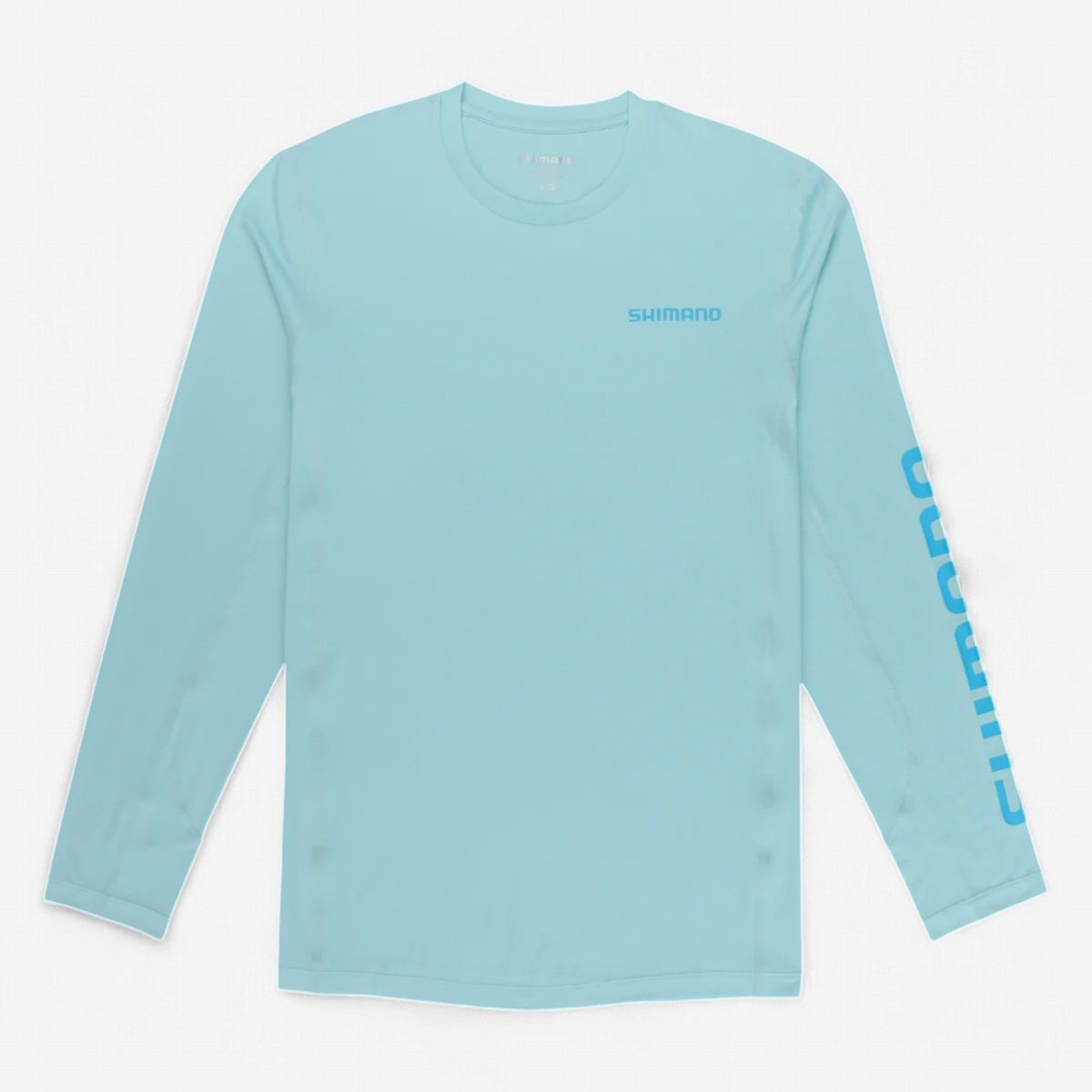 Shimano Fishing Long Sleeve Performance Tee - Sky, Size: 2XL