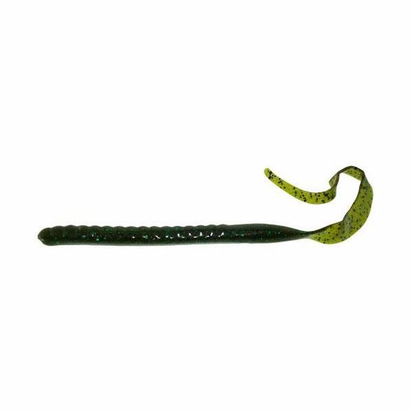Zoom Ol’ Monster Magnum Worm 10.5 in. 9pk, Color: Green Pumpkin Green